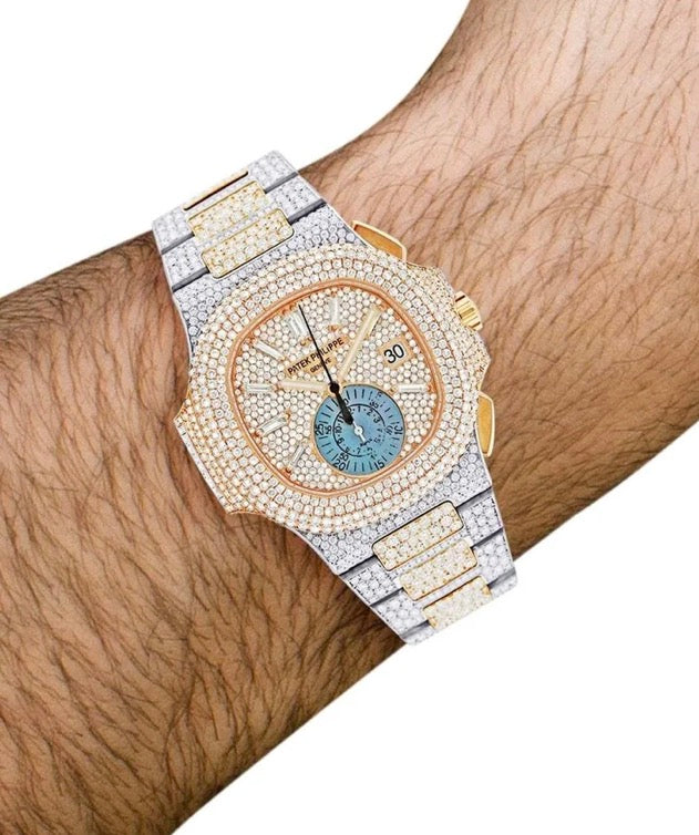 Patek Philippe Nautilus Diamant | Deux Tons