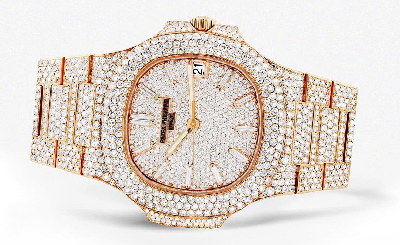 Patek Philippe Nautilus Diamant | Or Rose 18K