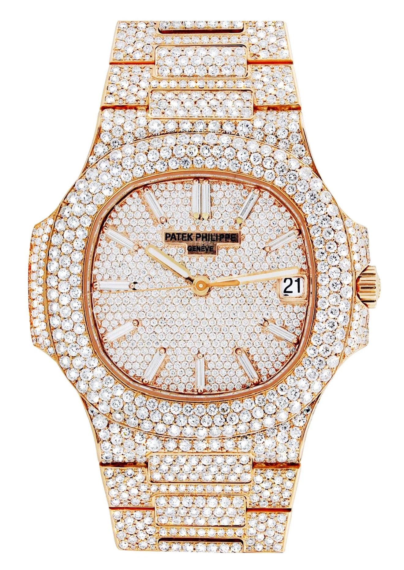 Patek Philippe Nautilus Diamant | Or Rose 18K