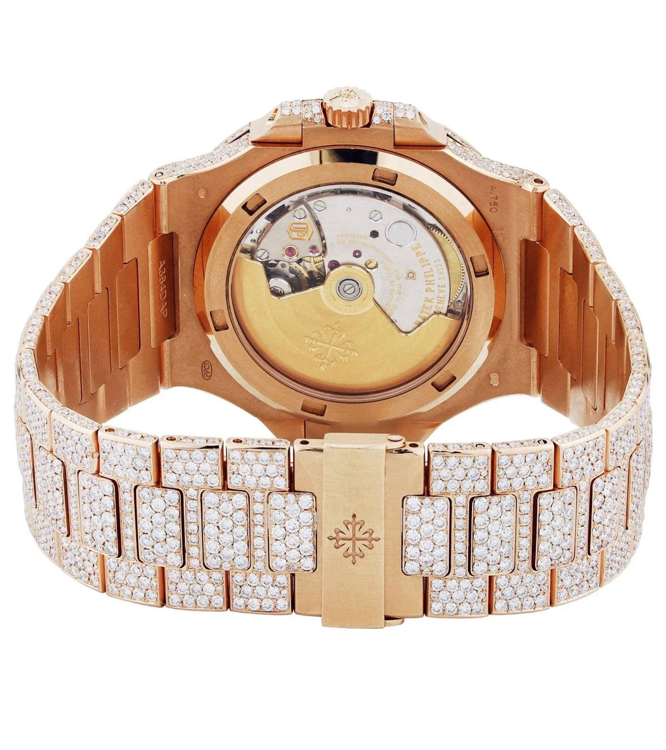 Patek Philippe Nautilus Diamant | Or Rose 18K