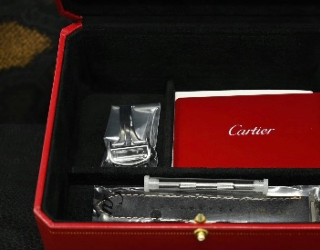 40MM CARTIER SANTOS 100 XL - FULL DIAL ICED