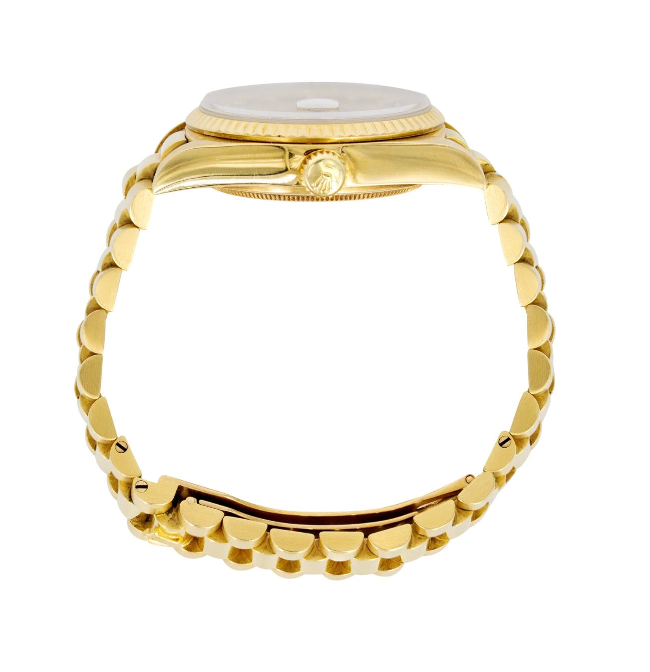 Rolex Day-Date 40 Presidential | Or jaune 18K 228238 | Cadran romain champagne | Lunette cannelée