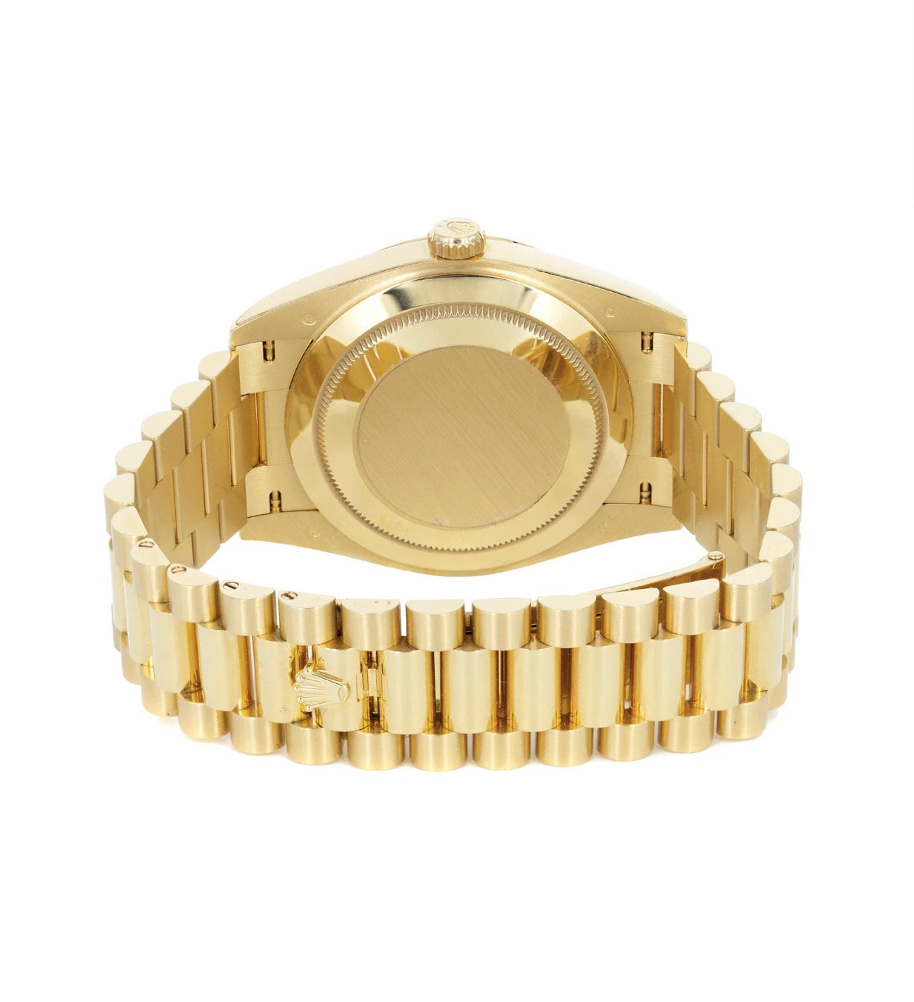 Rolex Day-Date 40 Presidential | Or jaune 18K 228238 | Cadran romain champagne | Lunette cannelée