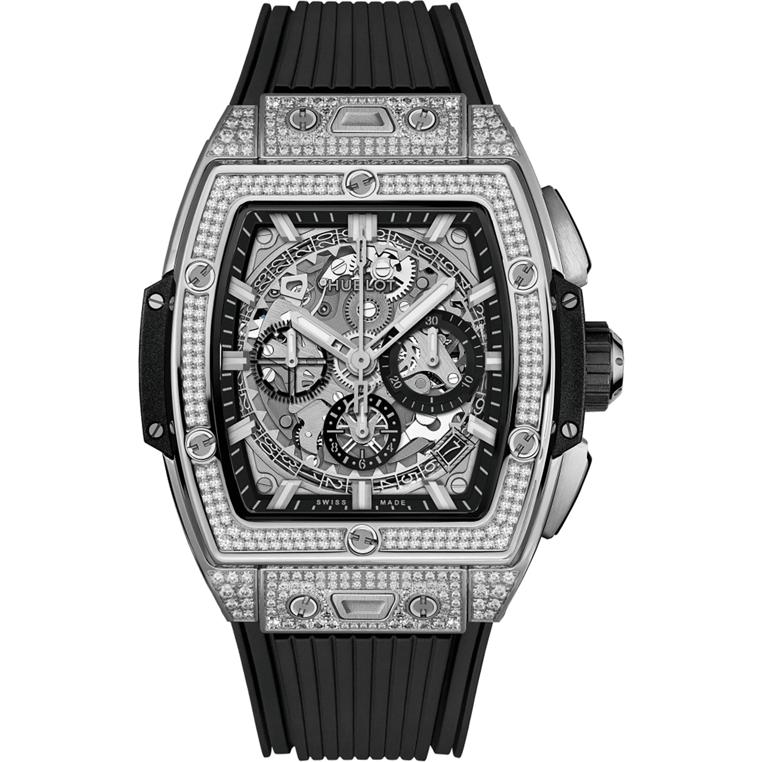 HUBLOT SPIRIT OF BIG BANG TITANIUM PAVÉ 42MM