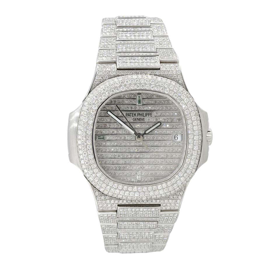 Montre Patek Philippe 5711 sertie de diamants 18 carats