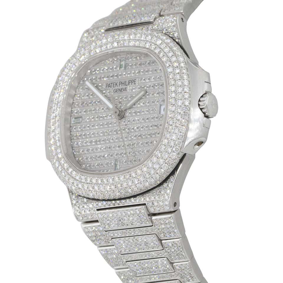 Montre Patek Philippe 5711 sertie de diamants 18 carats