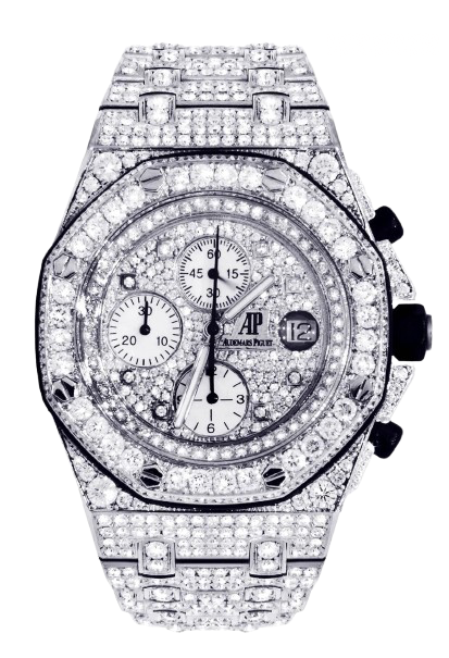 Audemars Piguet Royal Oak Offshore diamantée | Acier inoxydable | 42 mm