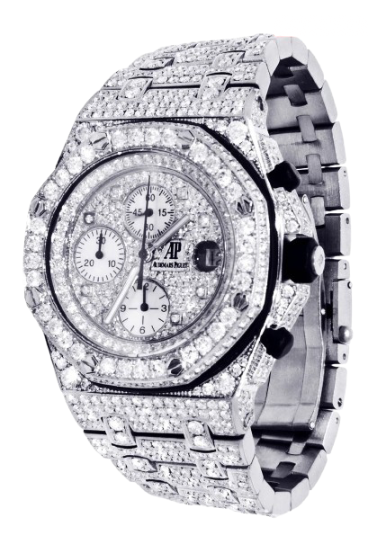 Audemars Piguet Royal Oak Offshore diamantée | Acier inoxydable | 42 mm