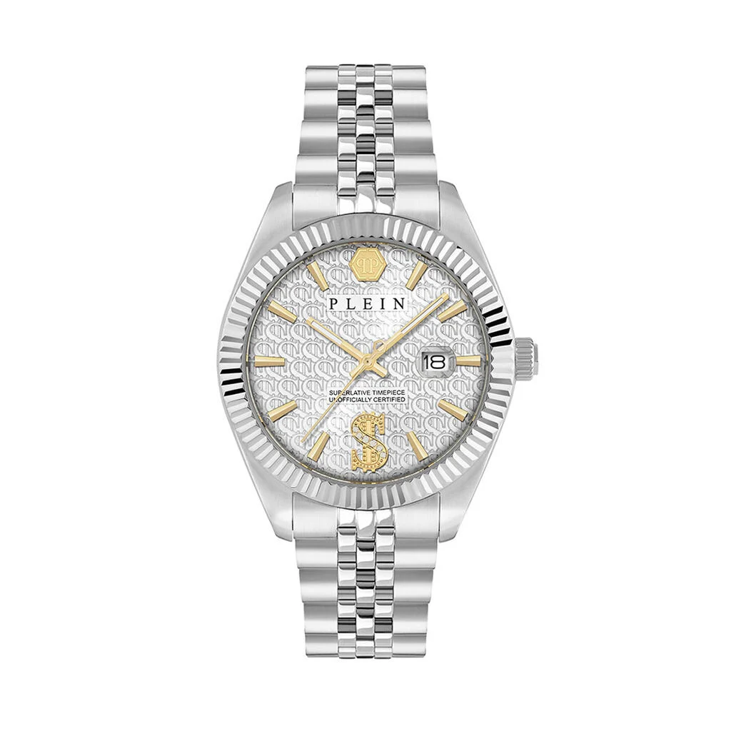 MONTRE PHILIPP PLEIN DATE SUPERLATIVE ARGENTÉ