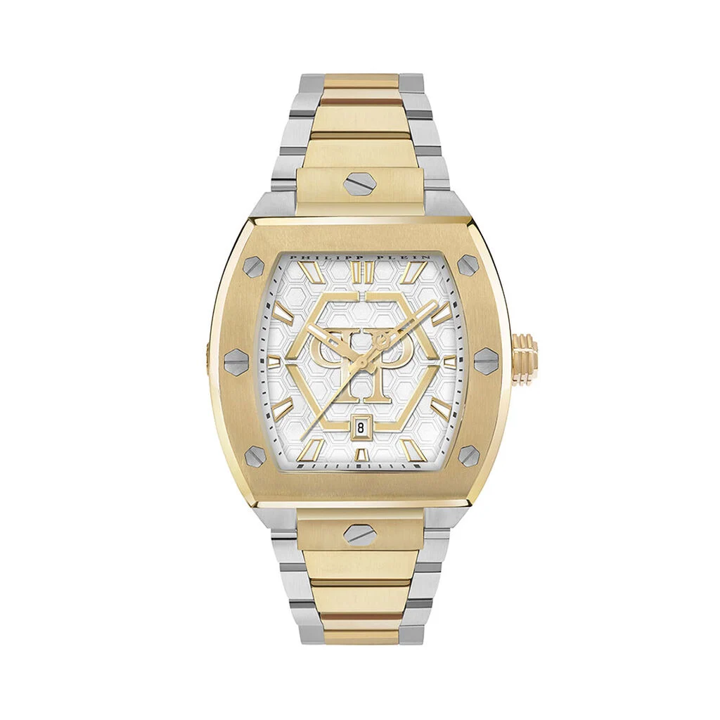 MONTRE PHILIPP PLEIN HEXAGON PHANTOM ARGENTÉ