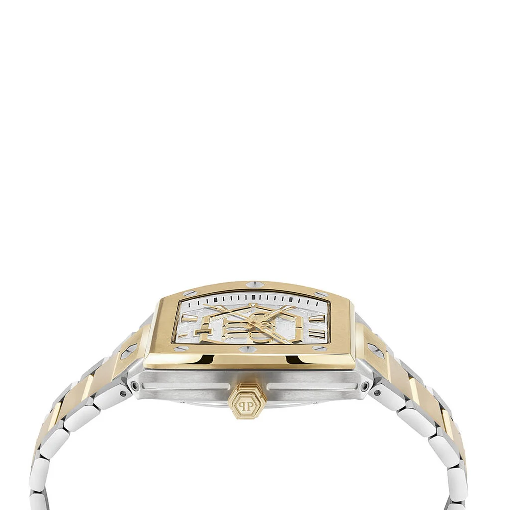 MONTRE PHILIPP PLEIN HEXAGON PHANTOM ARGENTÉ